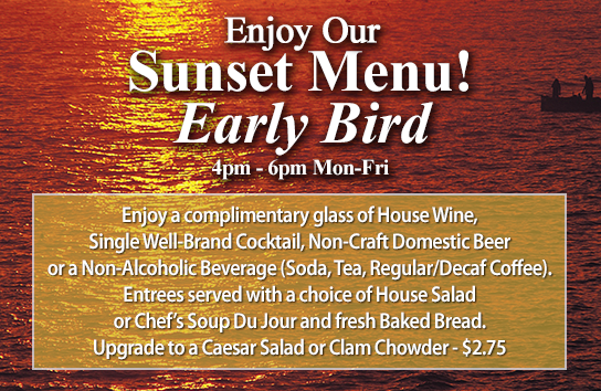 Sunset Menu & Drinks